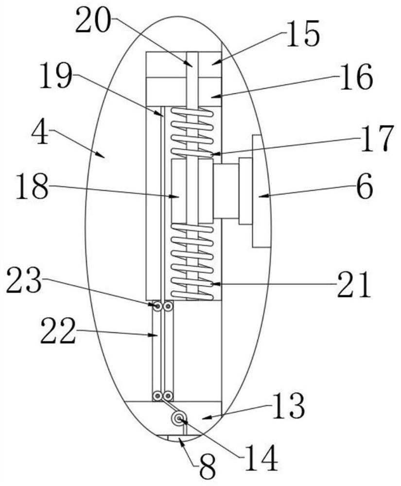 Efficient and safe tower crane wire rope anti-falling device