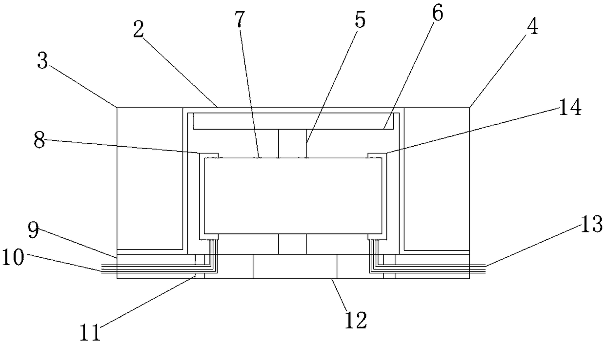 A double-tube iron core transformer for sound box