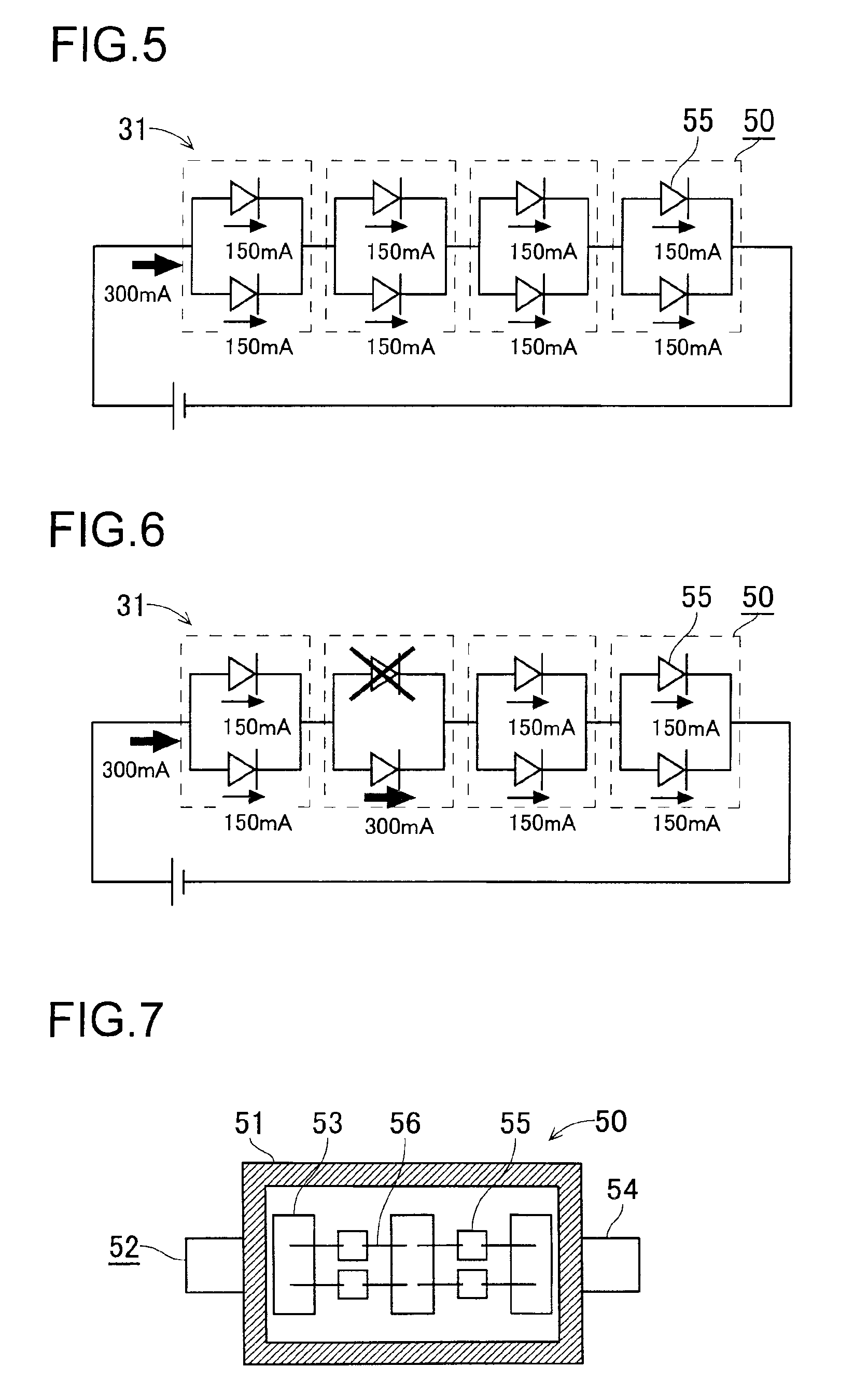 LED package, and illumination device and liquid crystal display device provided therewith