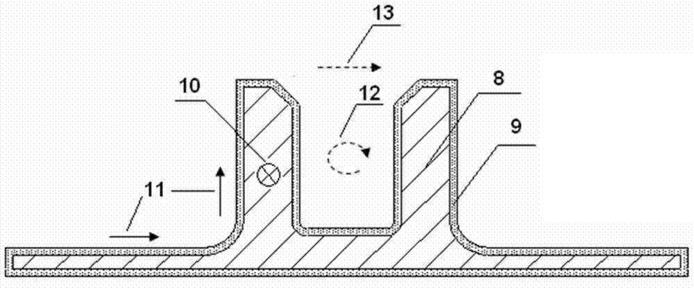 Composite material pi-type lug interface and integral co-curing forming method