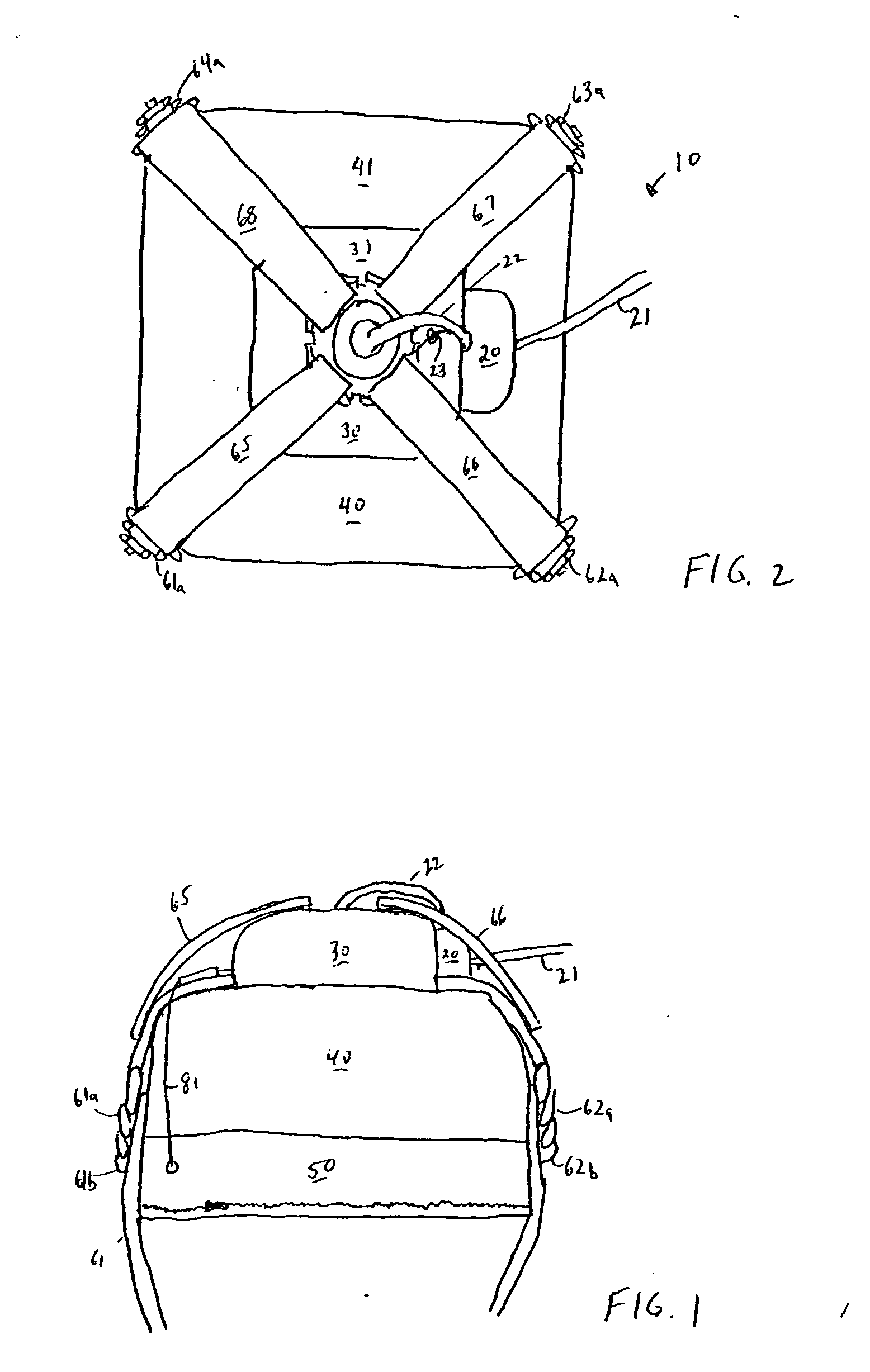 Steerable parachute control system and method