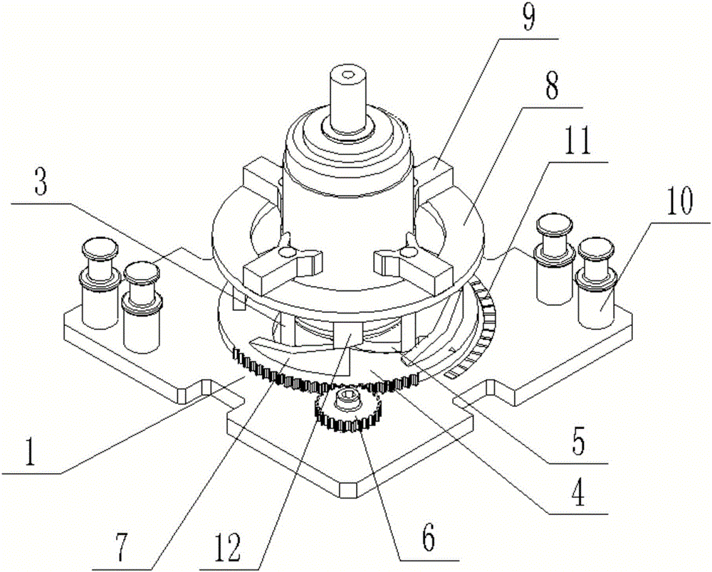 Vacuum arc extinguishing chamber transferring and conveying disk