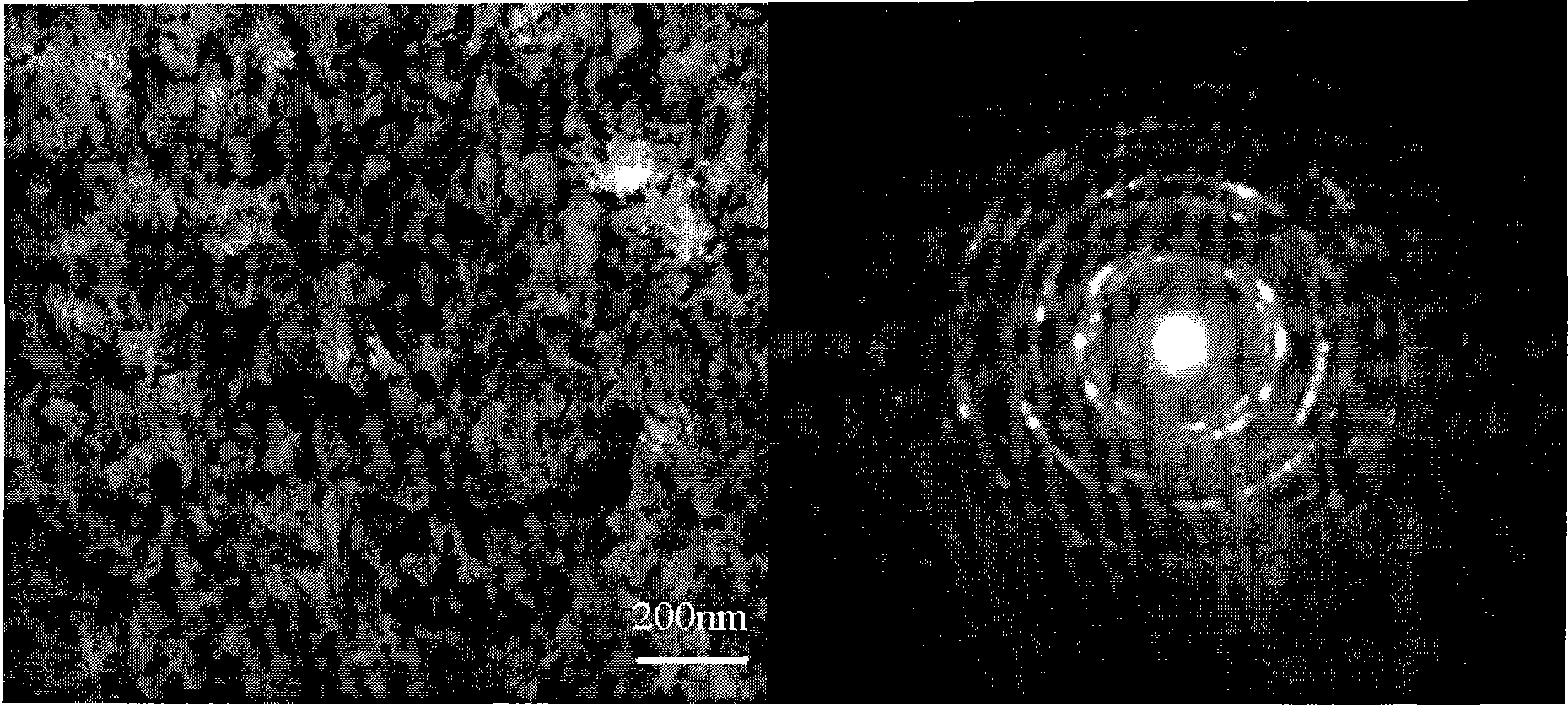 Method for preparing nanocrystalline nickel-ferro-cobalt ternary alloy through pulse electrodeposition