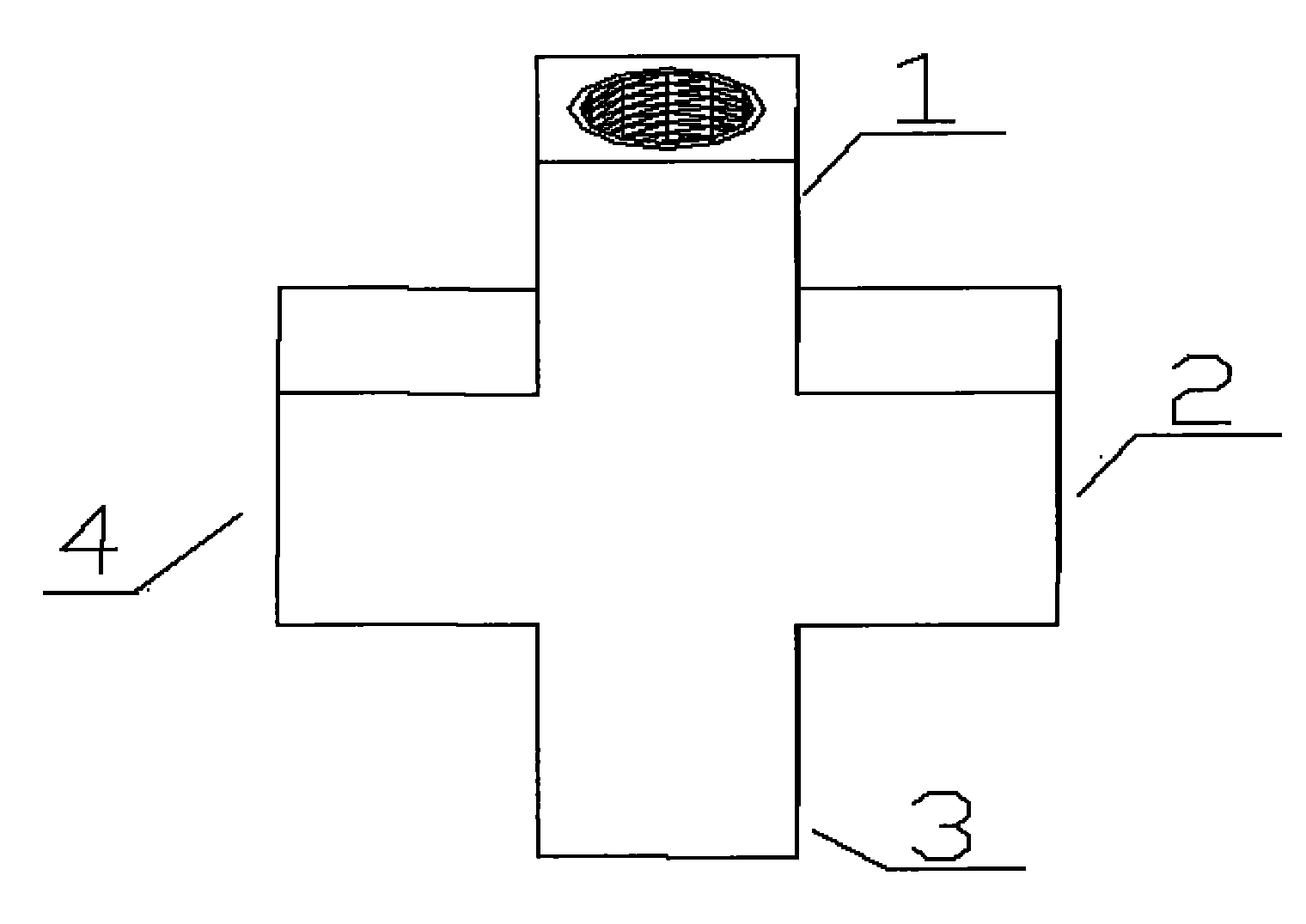 Cruciform reinforcement joint