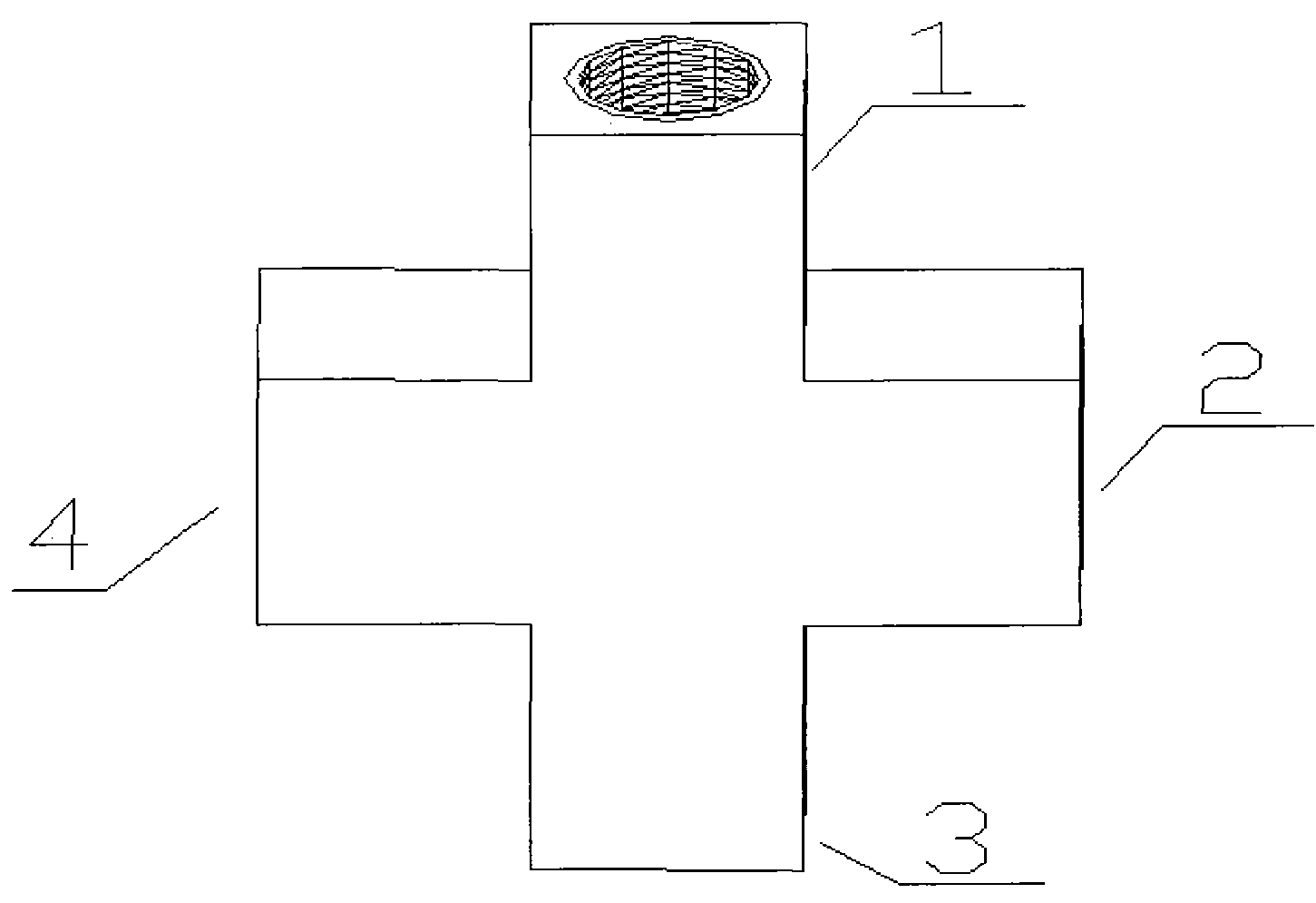 Cruciform reinforcement joint