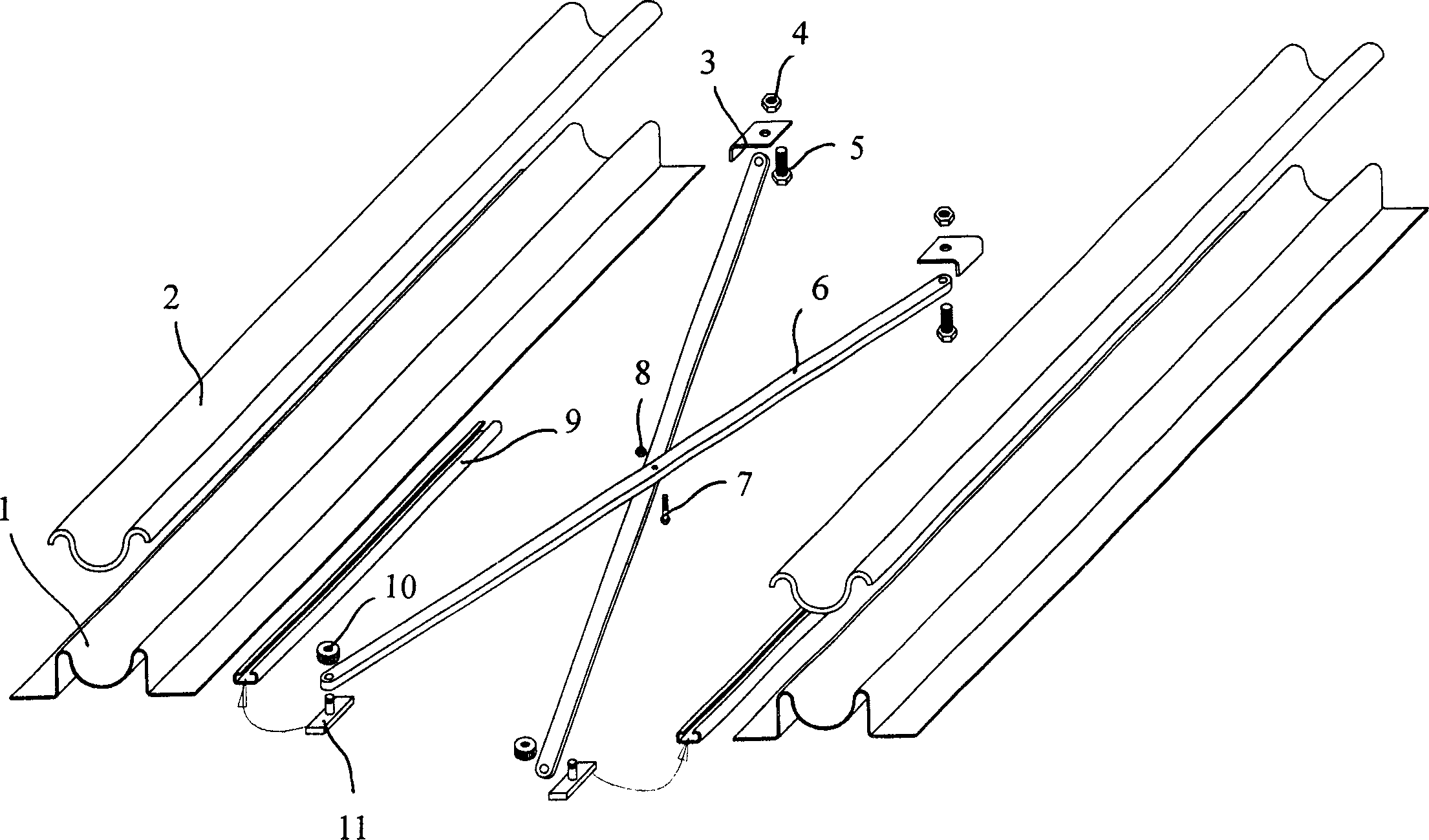 Bracket of rocking chair (bed)