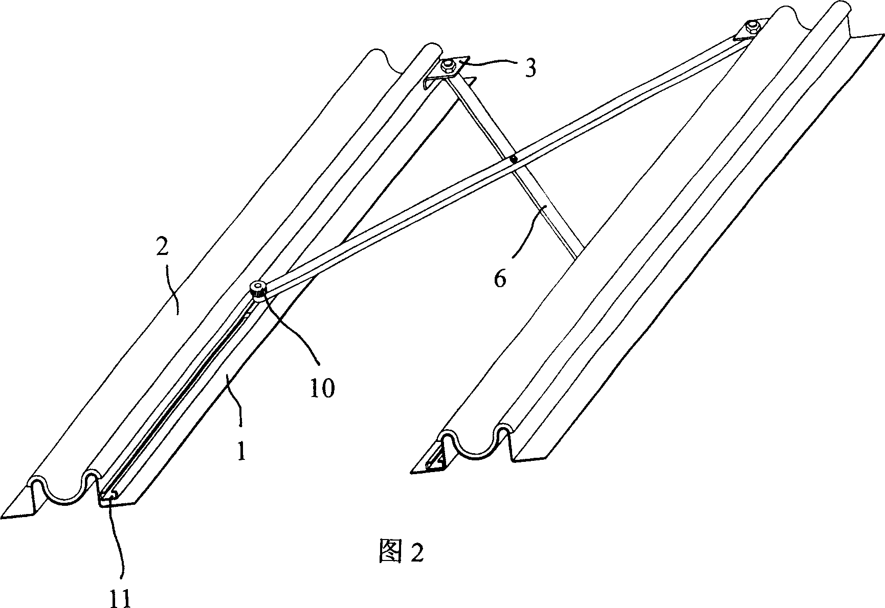 Bracket of rocking chair (bed)