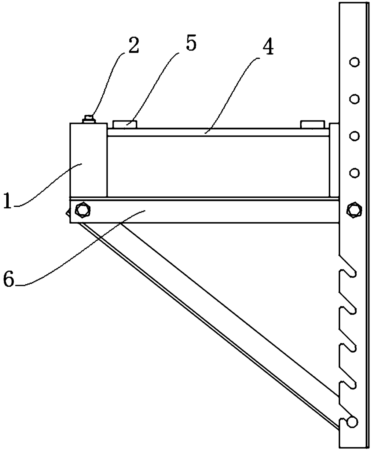 Shock absorption and noise reduction fixing structure for air-conditioning equipment