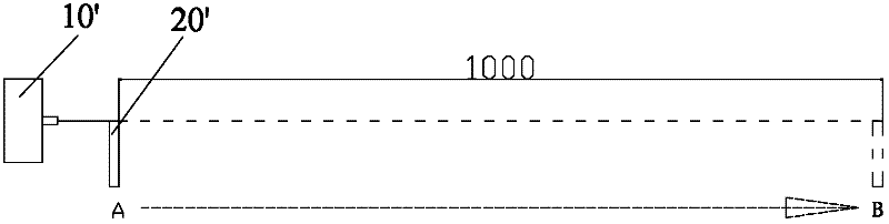 Stay wire displacement measurement device