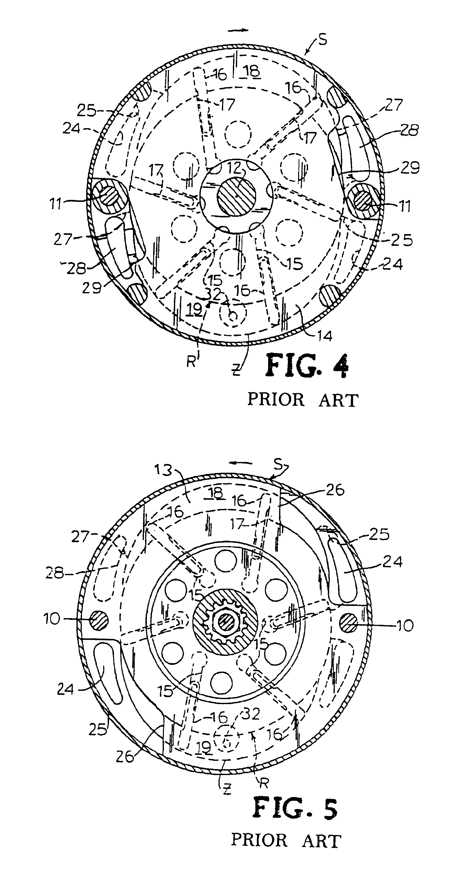 Rotary vane pump with vane wear access port and method