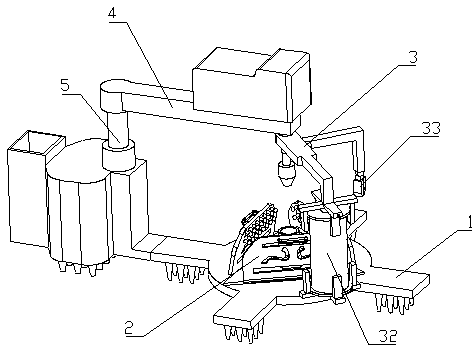 A fast binding device for flood control sandbags