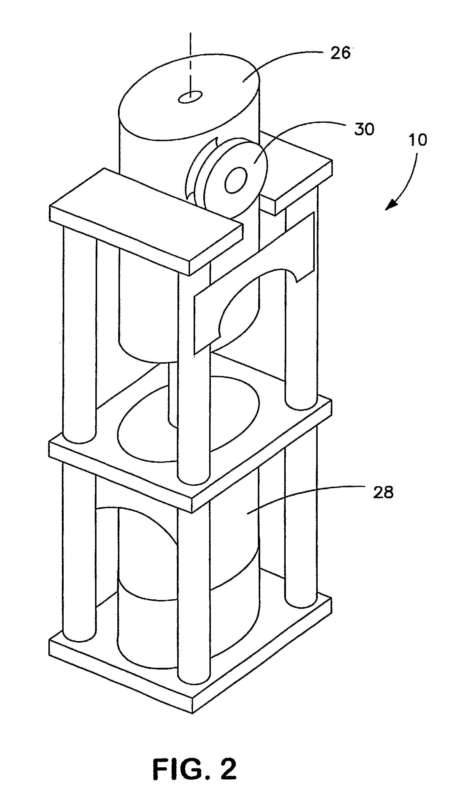 Steam driven turbine generator system