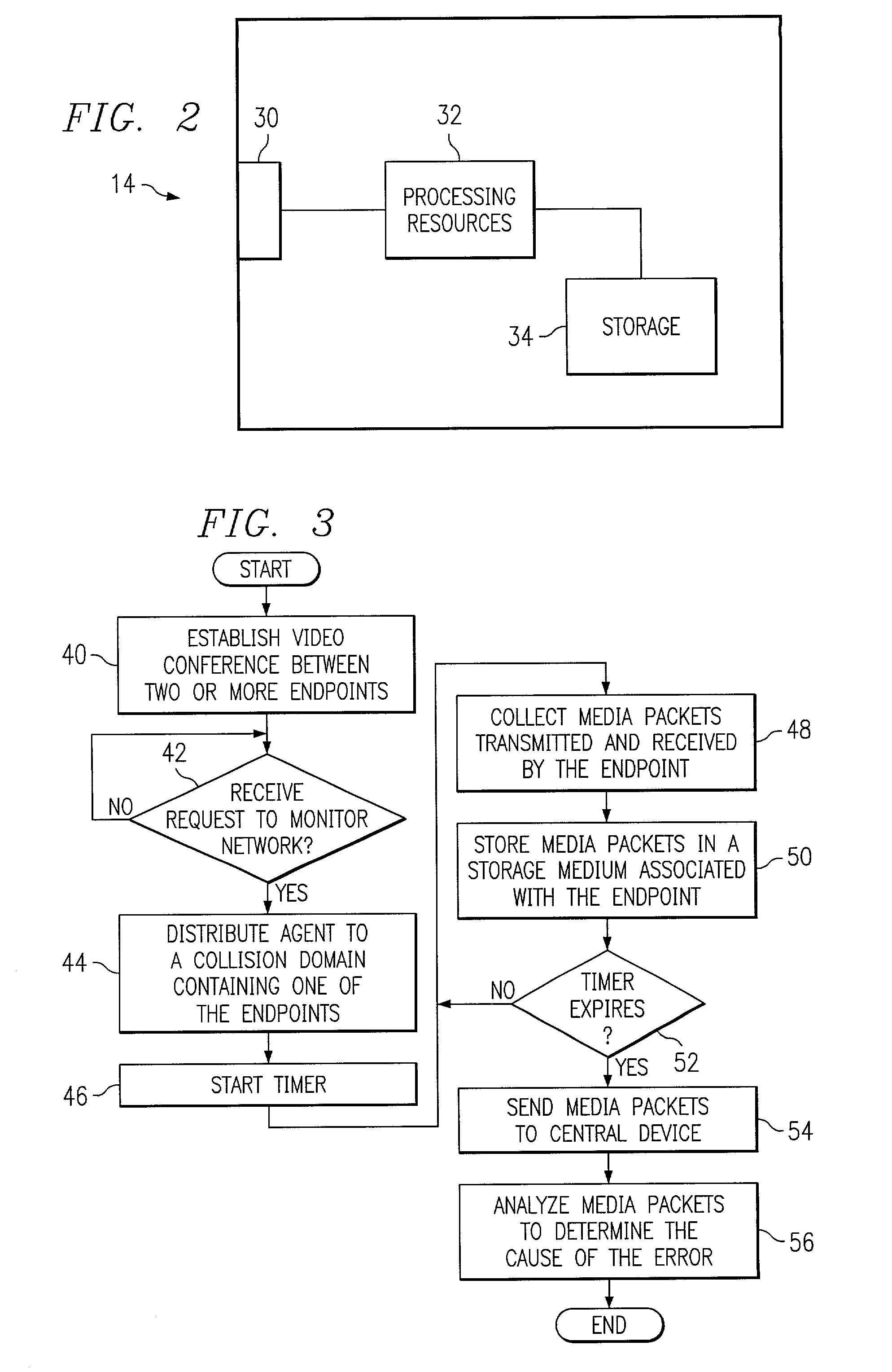 System and method for identifying errors in a video conference conducted on a packet-based network