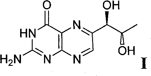 Preparation method of L-erythro biopterin