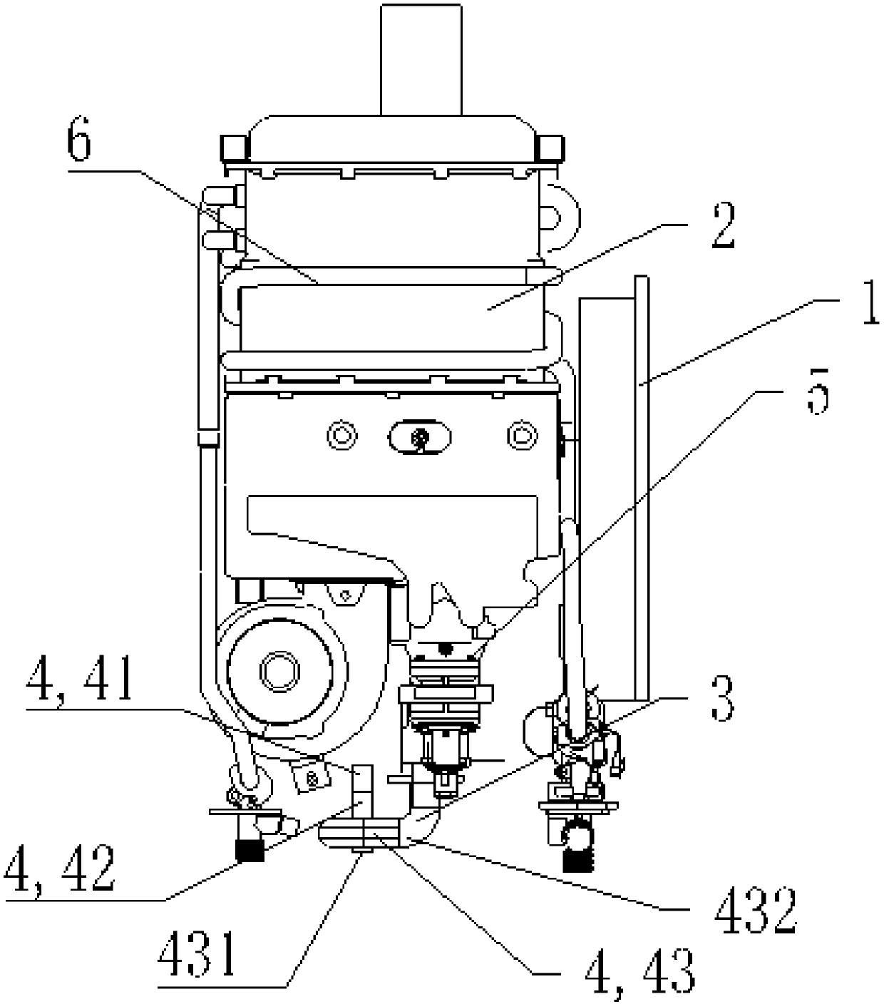 Control method of pressurizing gas water heater and gas water heater