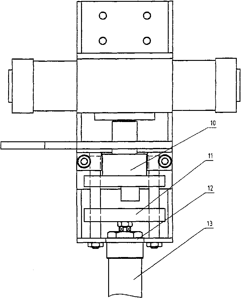 Metal spacer bender bending device