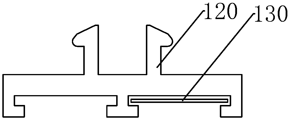 Carbon brush contact conductive device