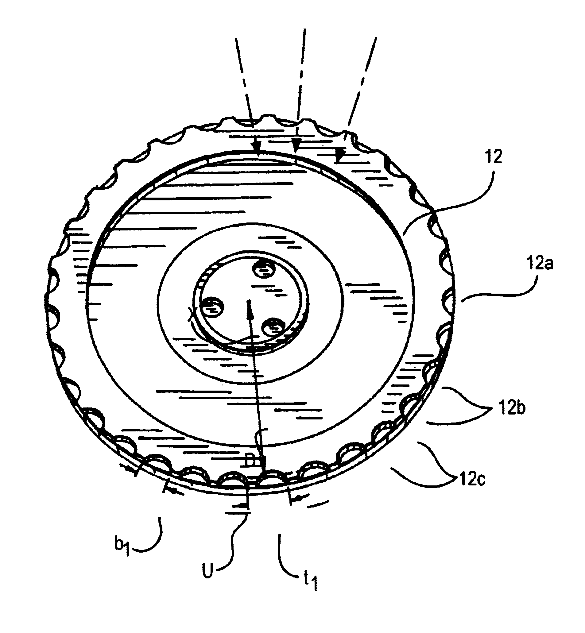 Drive mechanism for a conveyor with stretching compensation means