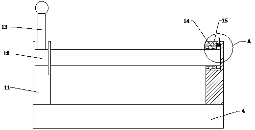 Rail-type bracket mechanism for installing anti-collision radar of ship