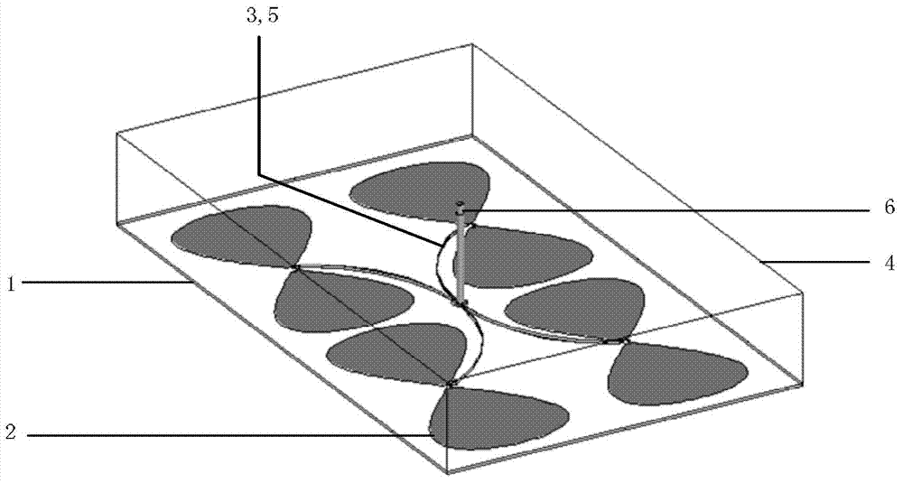 An ultra wide band quaternary array antenna apparatus used for a through-wall imaging radar