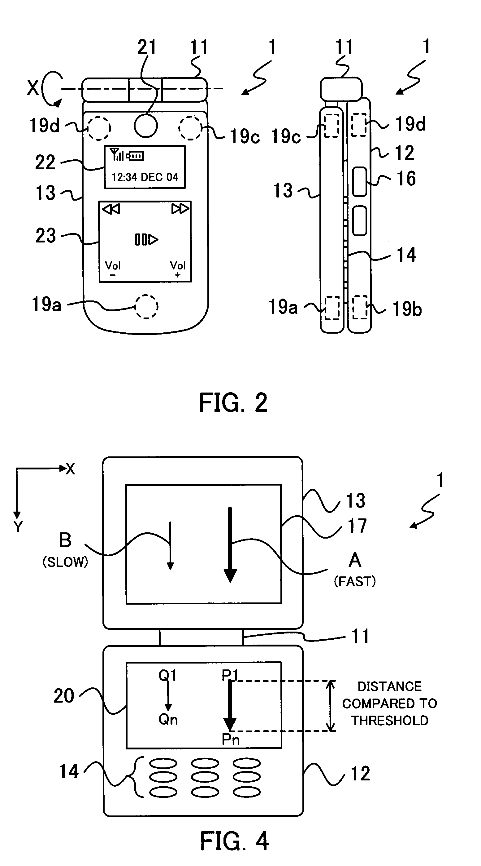 Method and apparatus for selecting scroll condtion of displayed screen