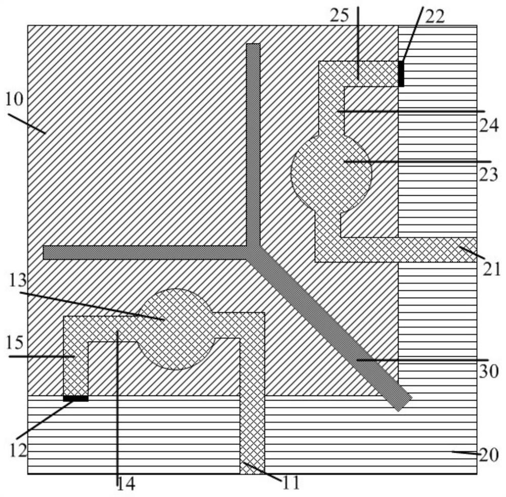 Two-unit folding short-circuit monopole MIMO antenna of broadband loaded circular patch