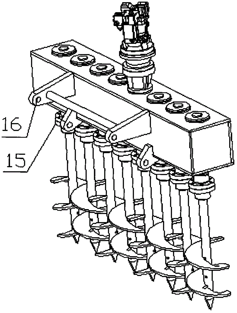 Mechanical transmission cultivation device adopting sliding bearings