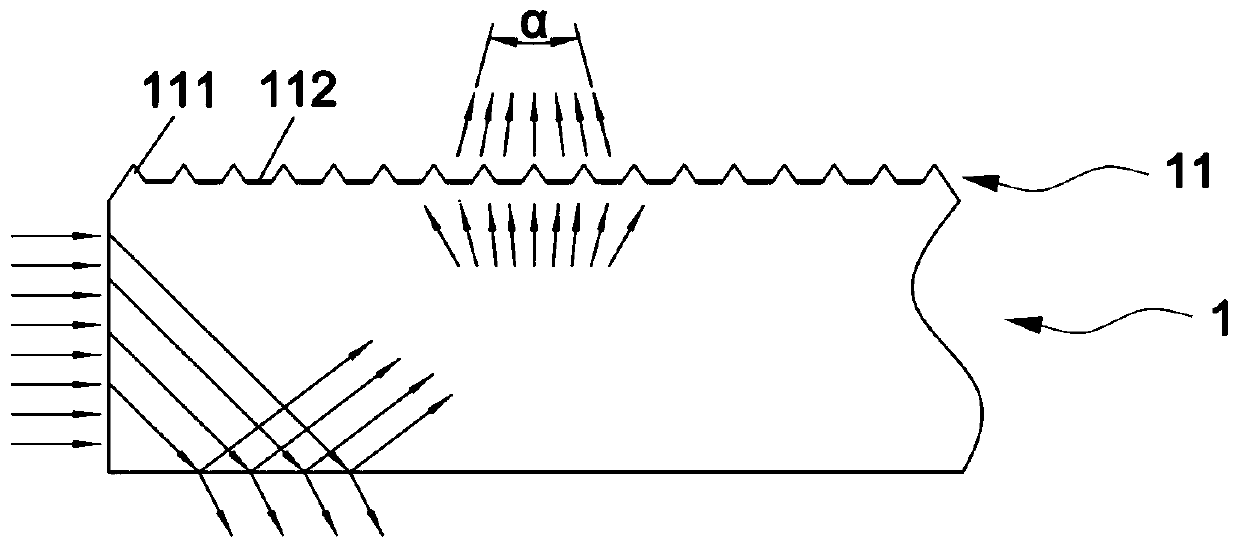 Light guiding structure, lateral entrance type backlight module, and display device