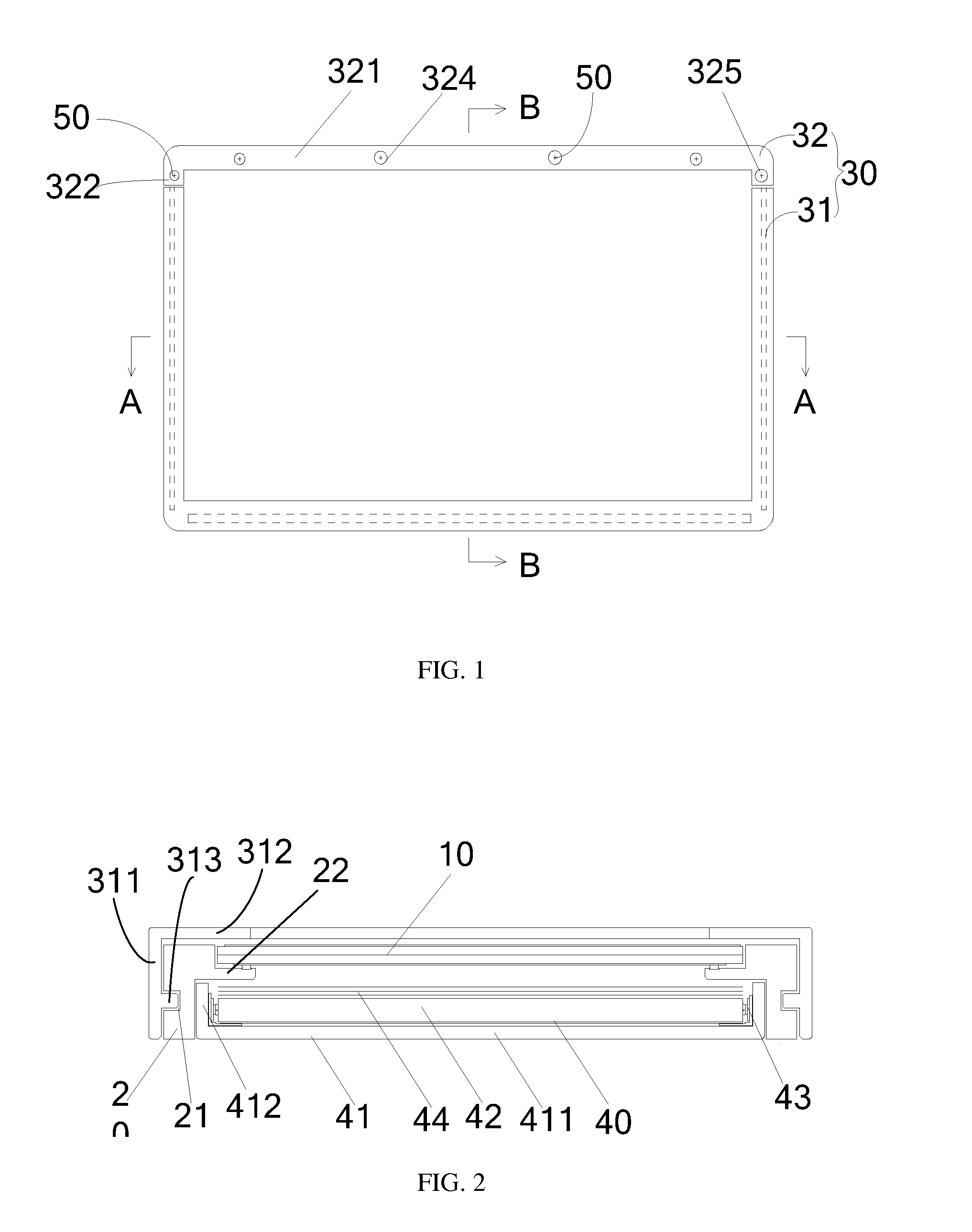 Fixed structure for liquid crystal display device and liquid crystal display device thereof