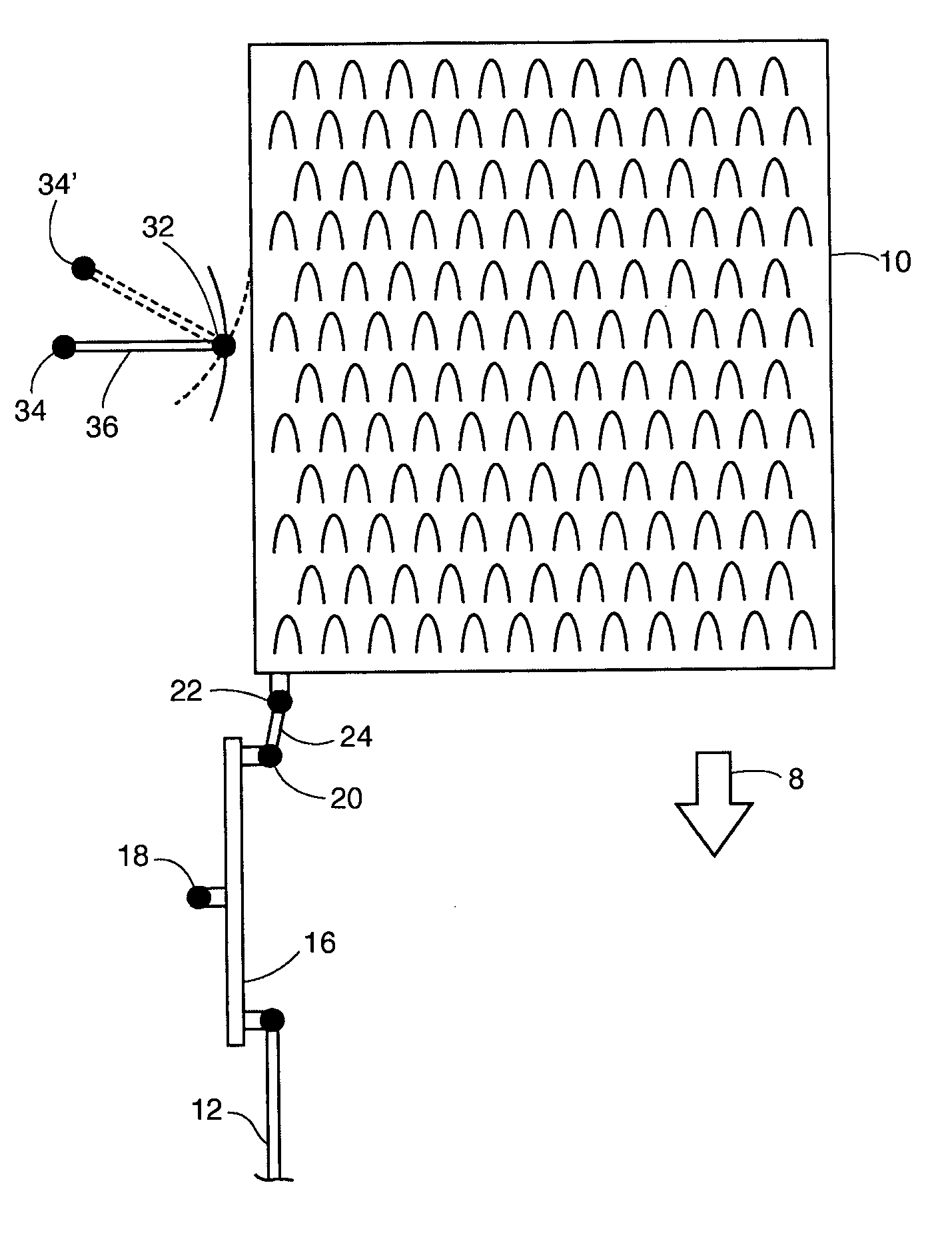 Grain cleaning system for a combine harvester