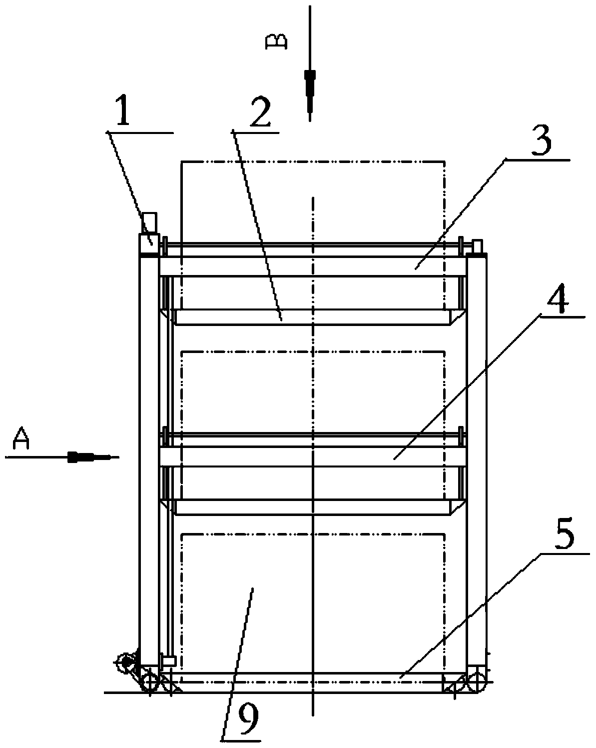 Independent mobile frame type three-dimensional garage