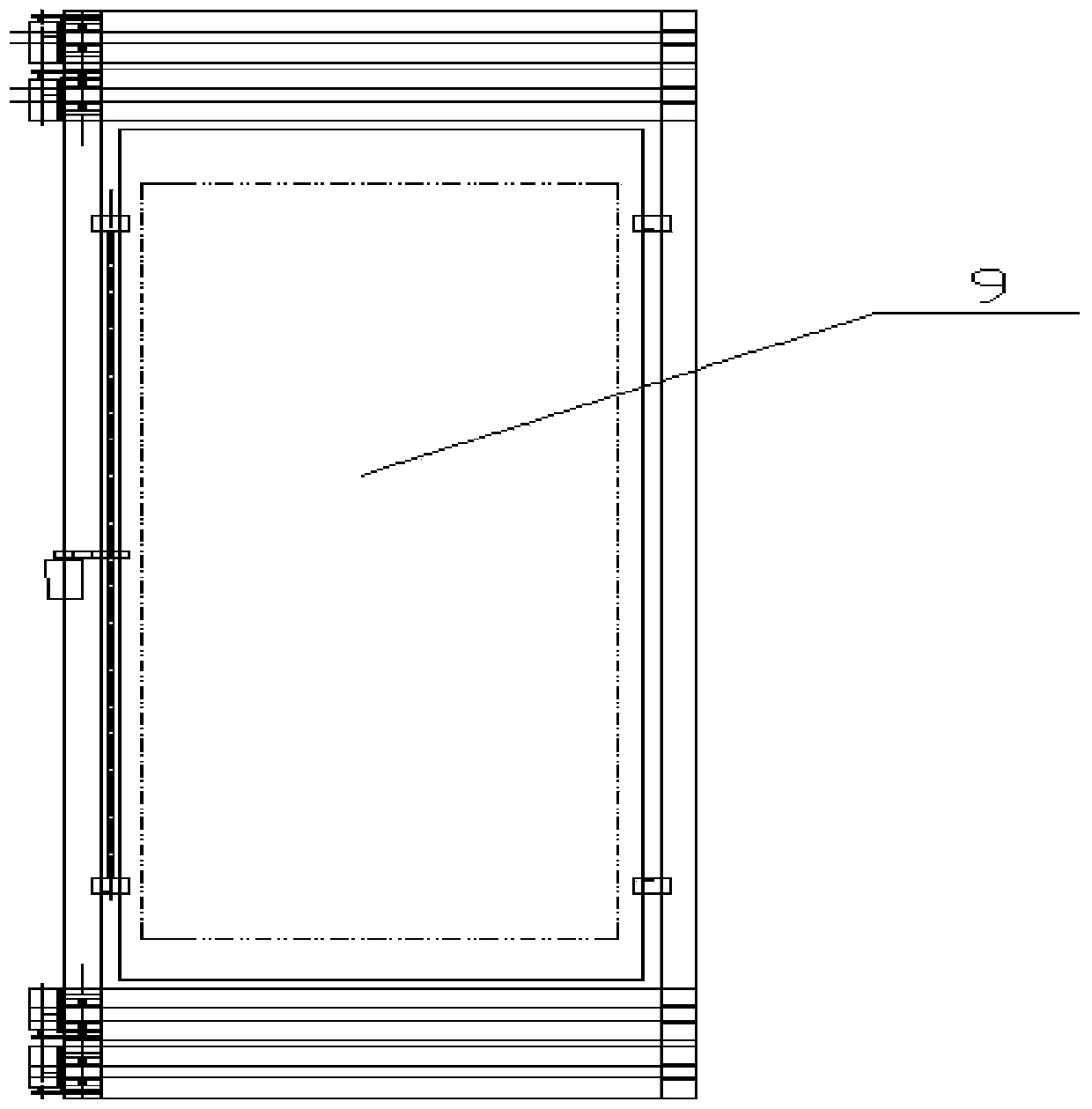 Independent mobile frame type three-dimensional garage