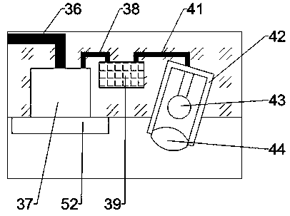 Automobile exhaust gas carbon dioxide collection and treatment device