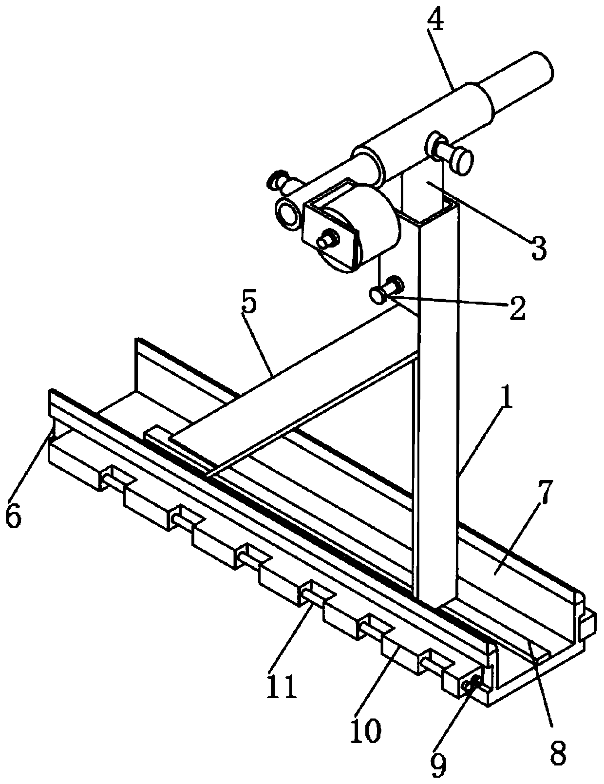 Flow stabilizing tank polishing auxiliary device