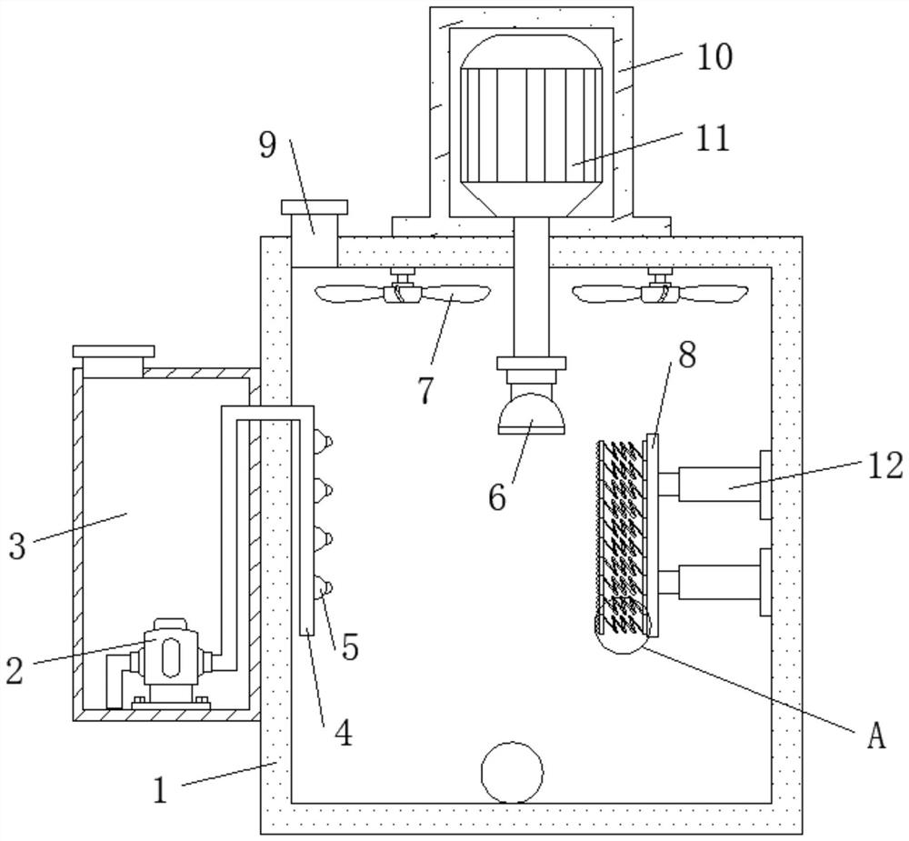 Washing device for drilling equipment