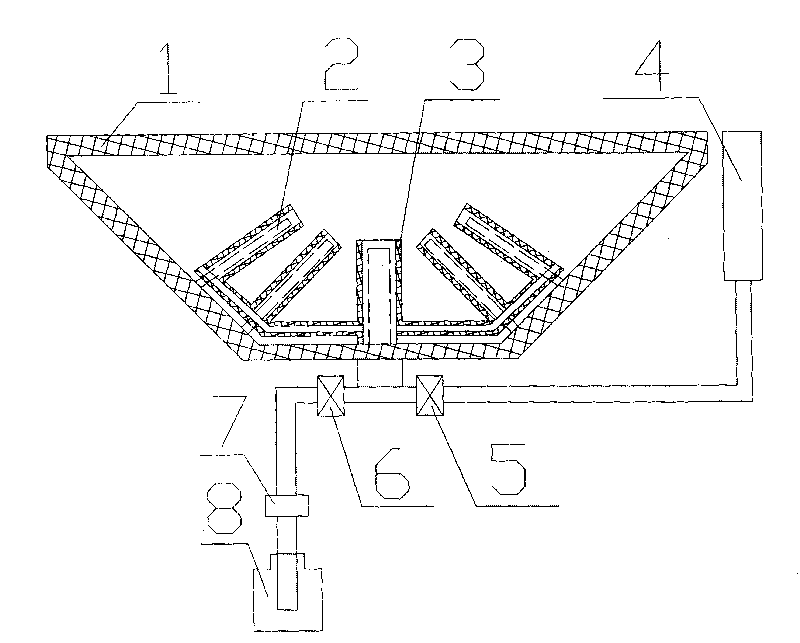 Device for sampling secretions from plant roots