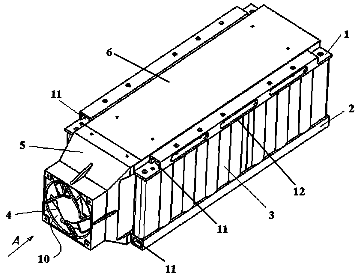 Power casing, power box using the power casing, and vehicle using the power casing