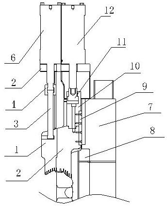 Compound sliding block structure