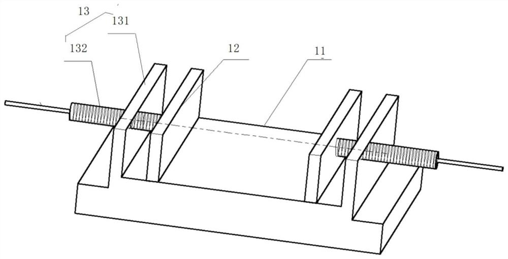 Heat load and force load continuous and alternate impact strengthening device and working method thereof