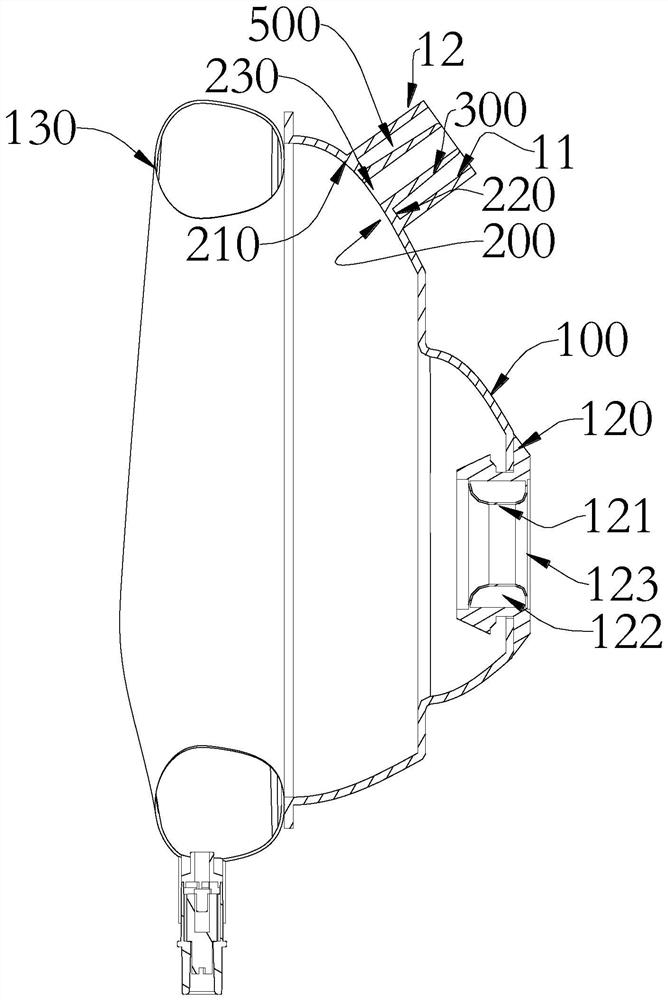 Anesthetic mask suitable for various oxygen supply systems