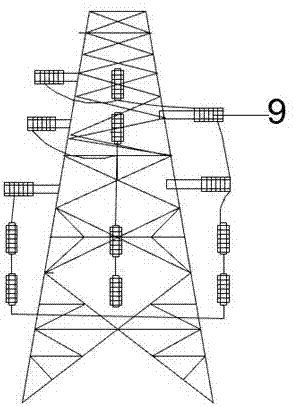 Novel double-layer cable installation platform