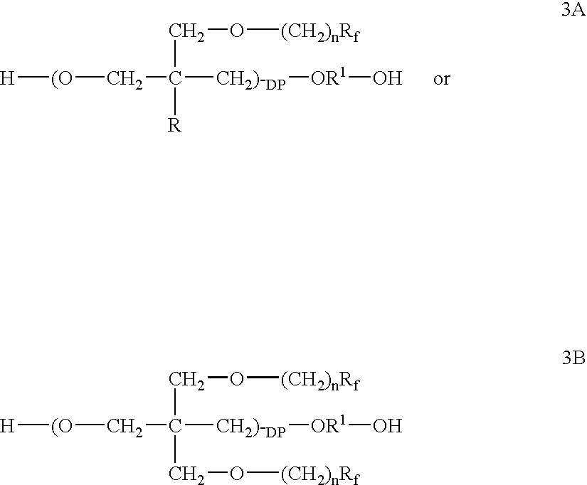 Polymeric surfactants derived from cyclic monomers having pendant fluorinated carbon groups