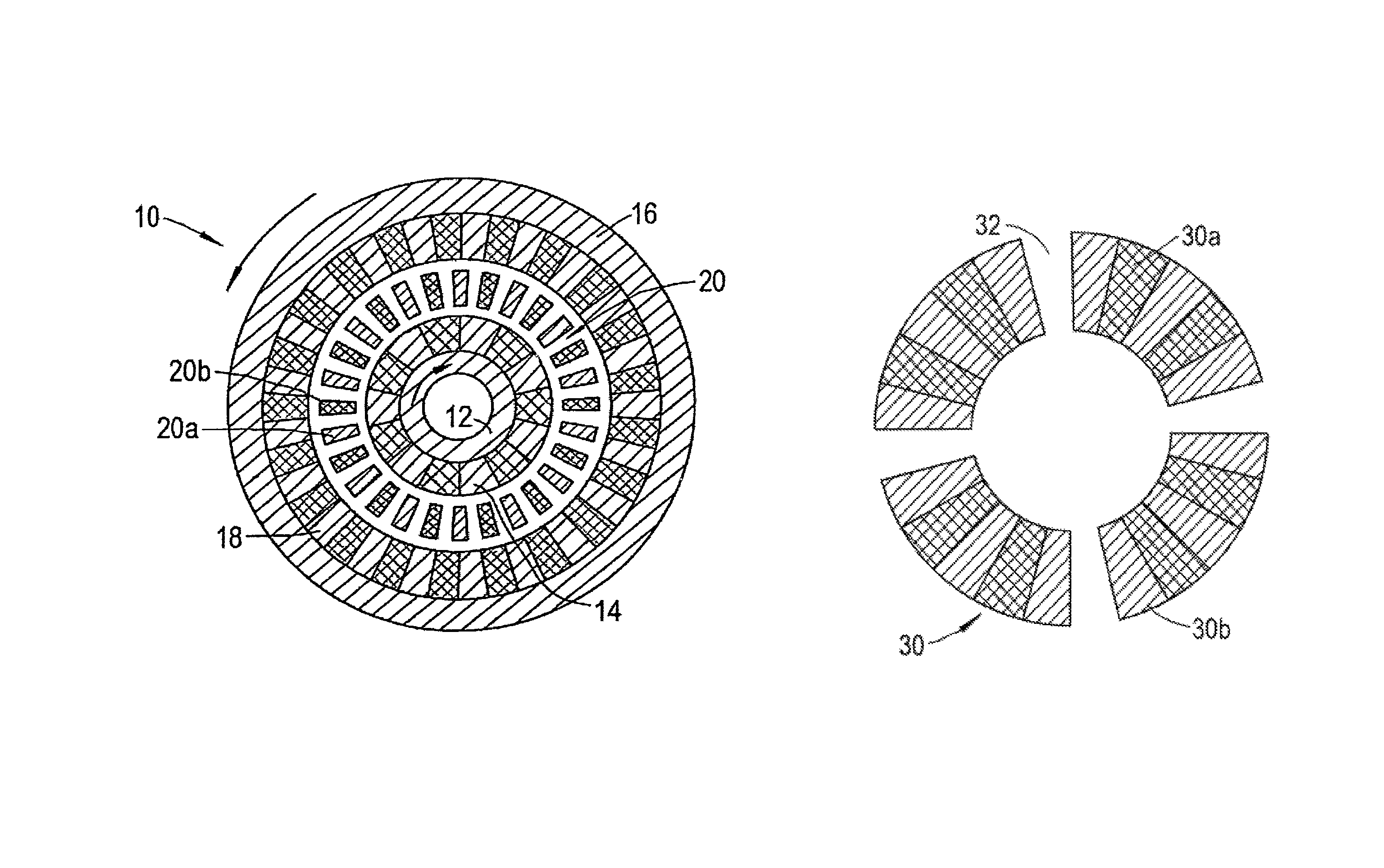 Magnetic gear arrangement