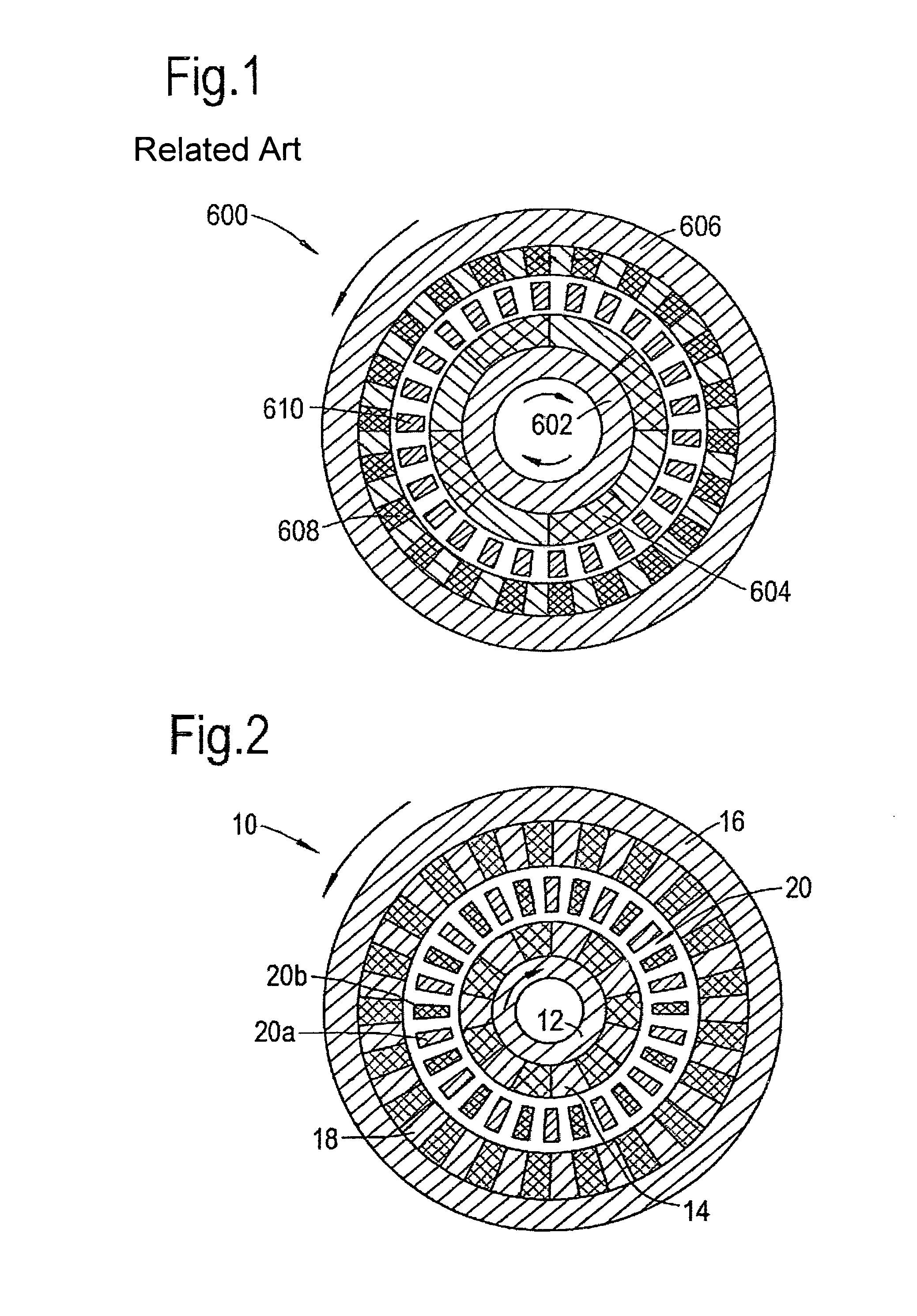 Magnetic gear arrangement