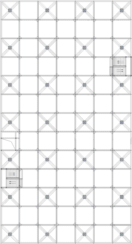 Structure for controlling transverse force by adopting shear force