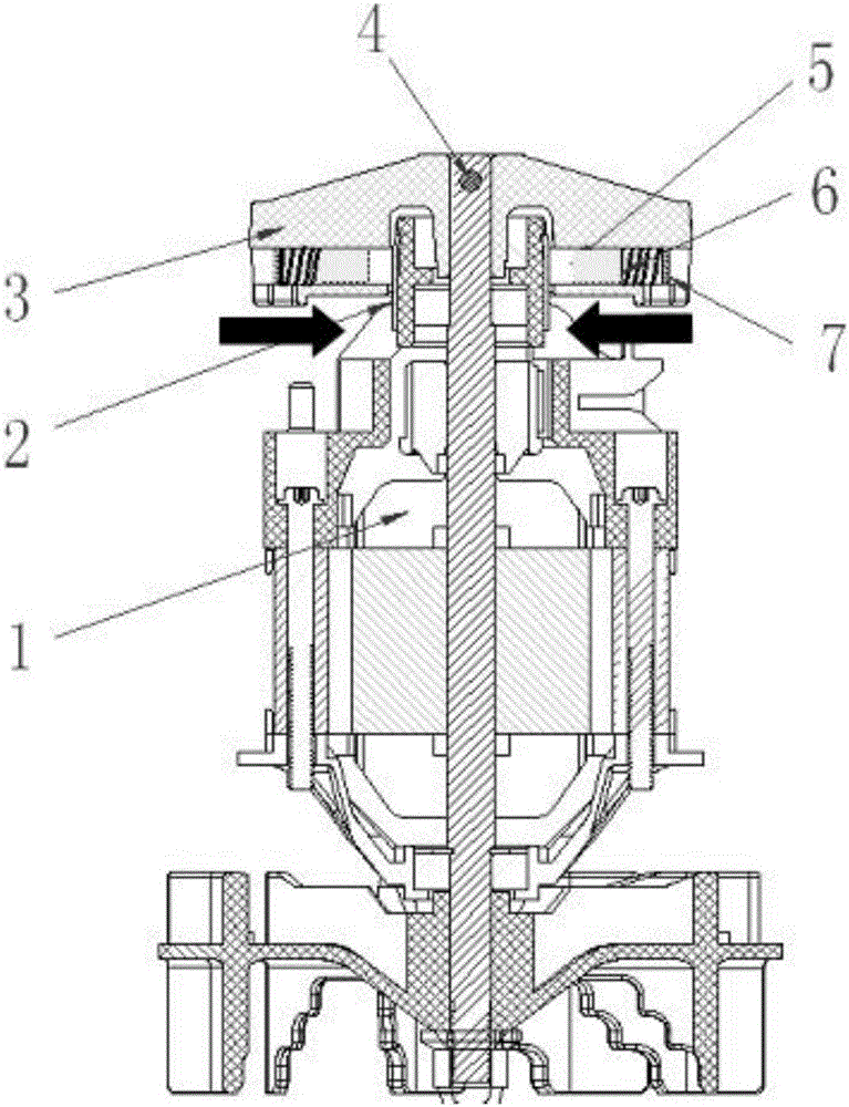 Centrifugal brake mechanism of motor