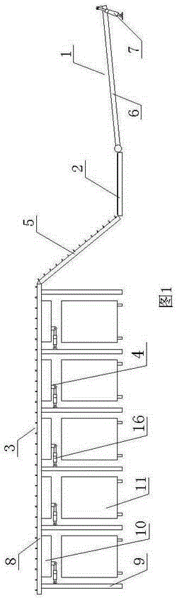 Lifting type building steel pipe sorting machine