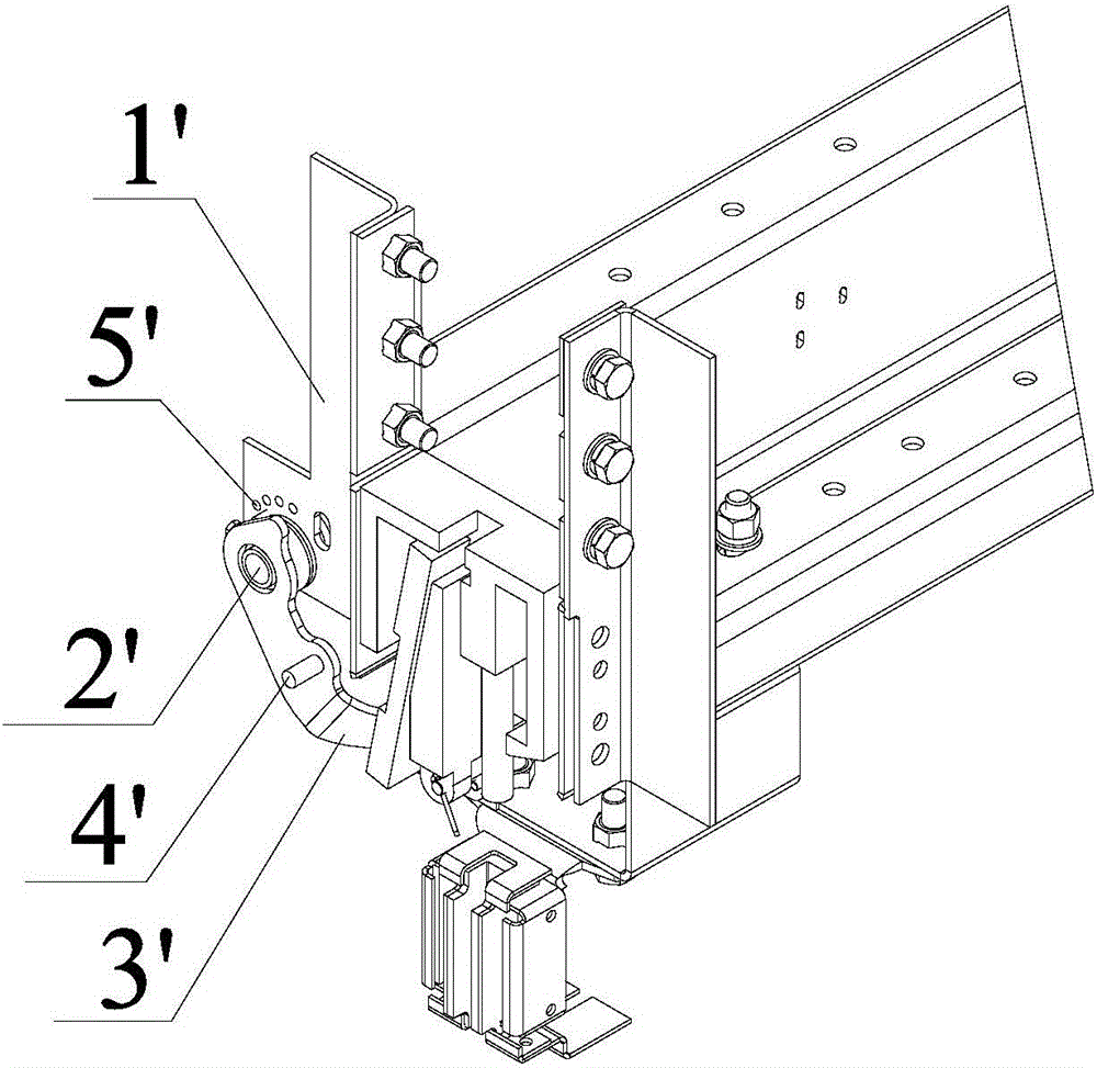 Device for detecting pulling force of safety tongs