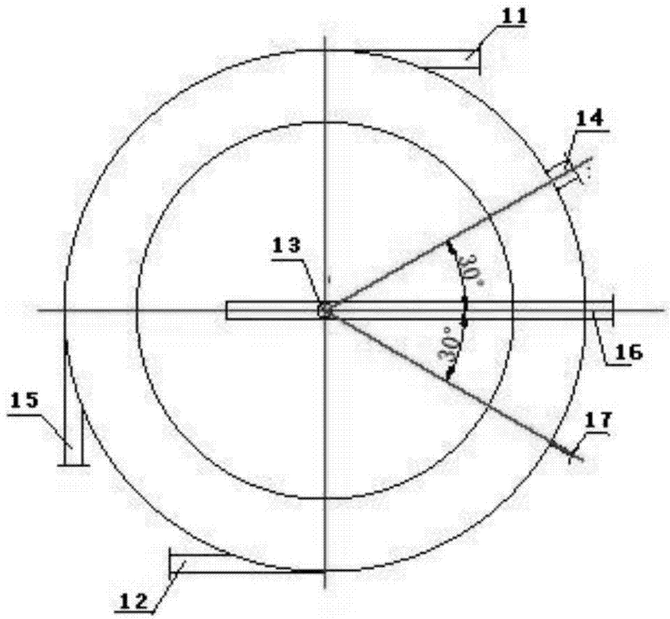 Method and device for removing hydrogen sulfide in gas phase through oxidation