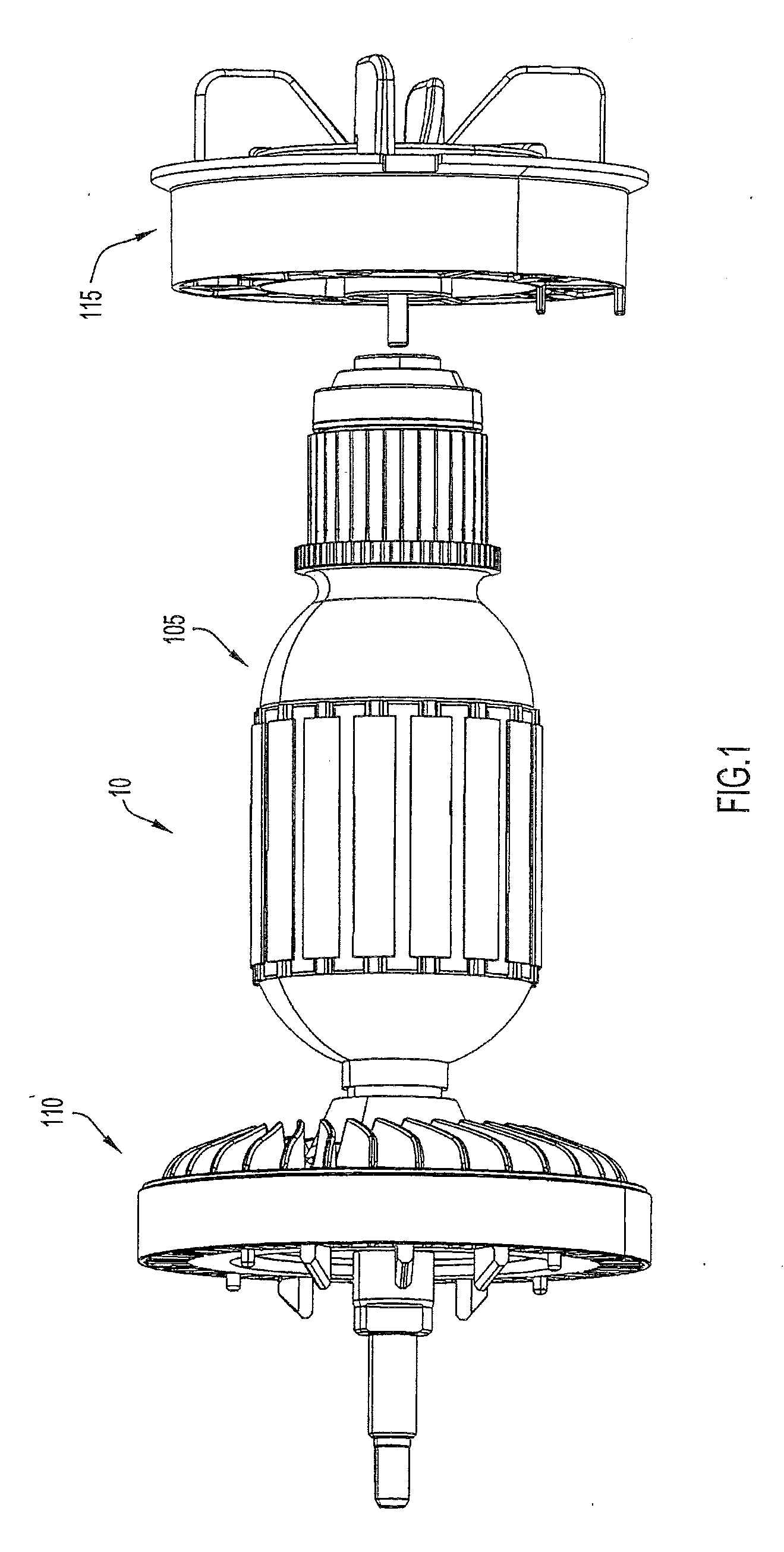 Airfolw arrangement for a power tool